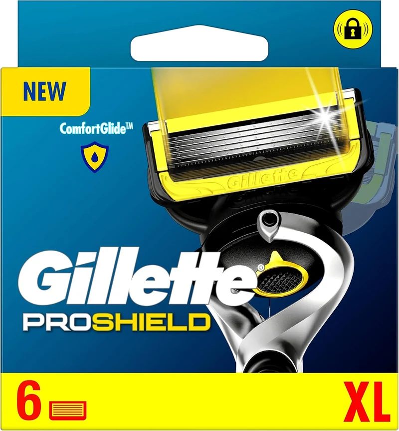 Gillette Proshield-messen voor heren, 6 reservemesjes