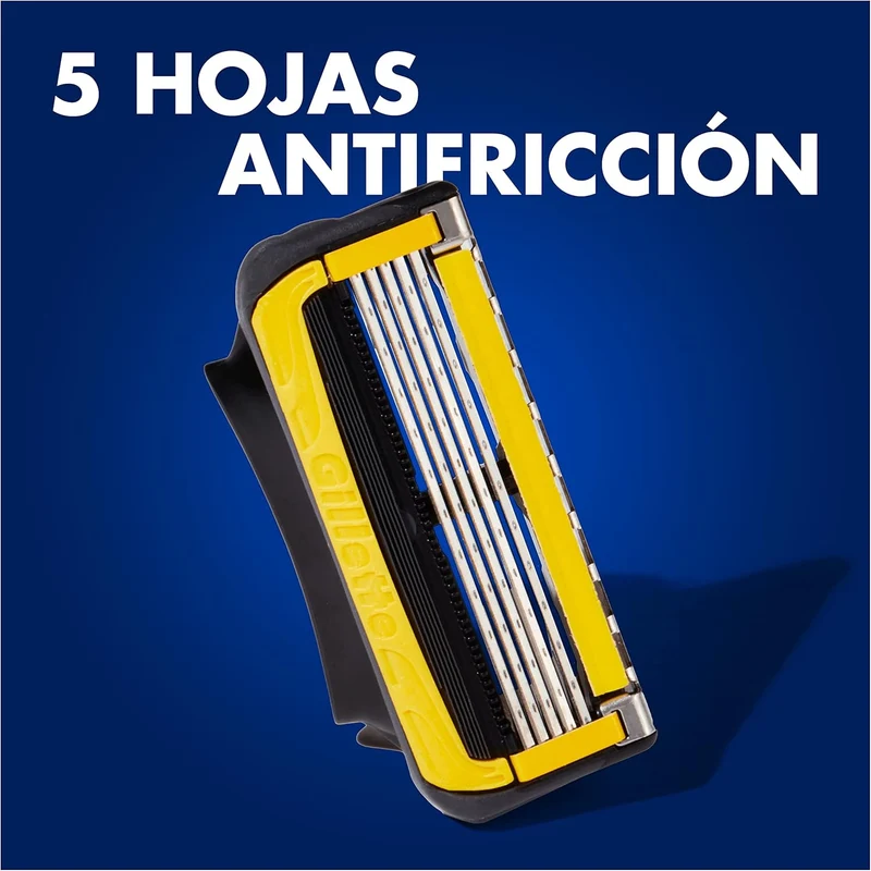 Gillette Proshield-messen voor heren, 6 reservemesjes