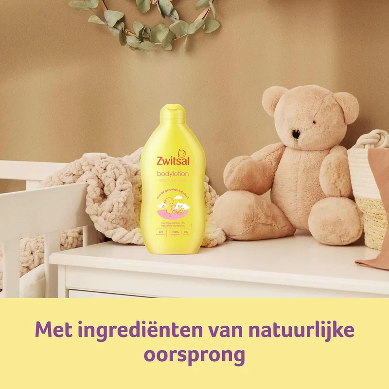 Zwitsal Baby Bodylotion, gevoelige babyhuid - 6 x 400 ml - Voordeelverpakking