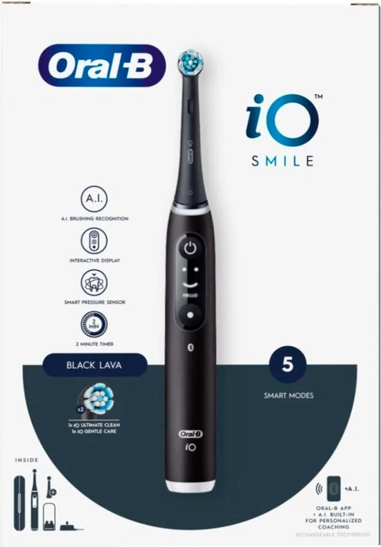 Oral-B iO 7S - Elektrische Tandenborstel - Zwart