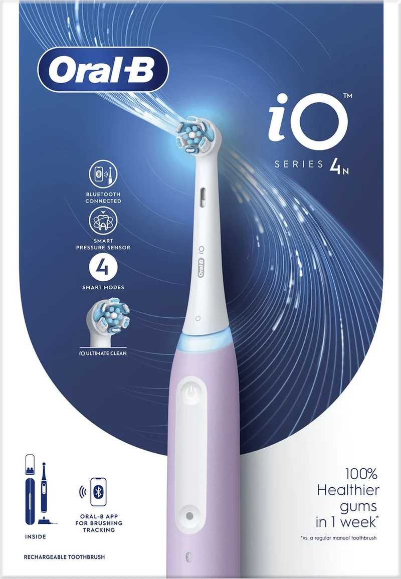 Oral-B iO 4N - Elektrische Tandenborstel - Lavendel