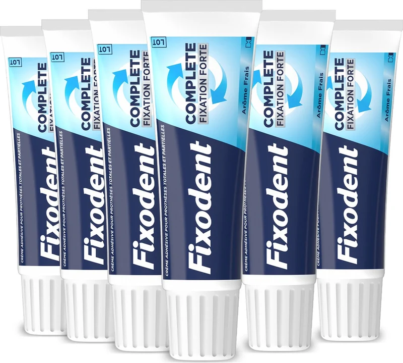 Fixodent Complete Sterke Kleefpasta Original Fresh - 6 x 47 gra