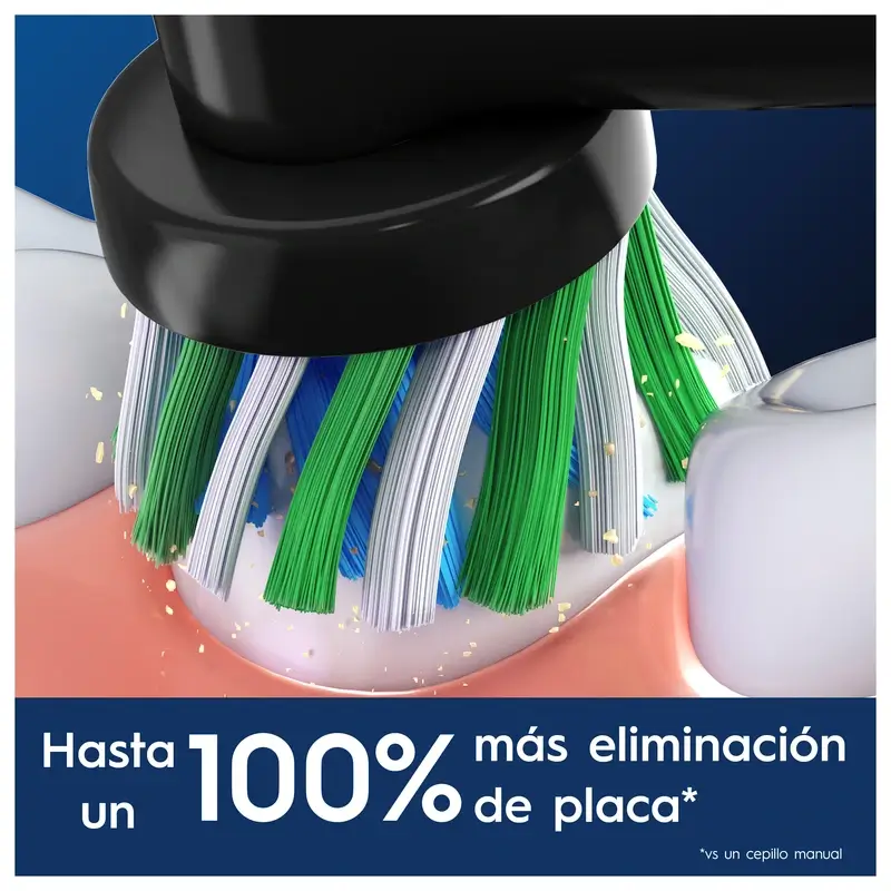 Oral-B Braun Cross Action Refill Black, 4 pcs.