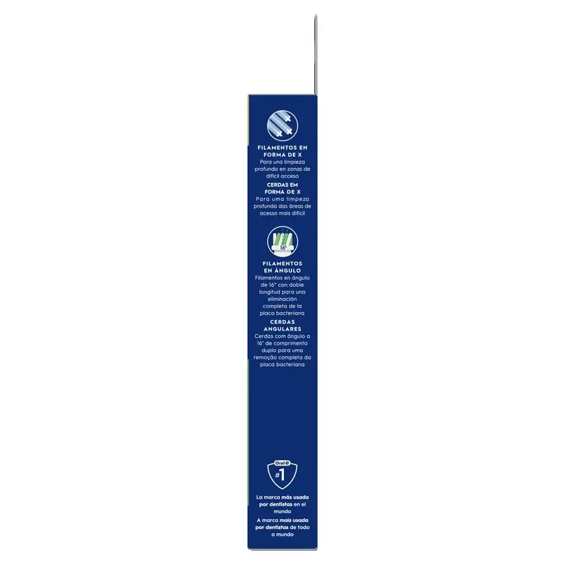 Oral-B Braun Cross Action Refill Black, 4 pcs.