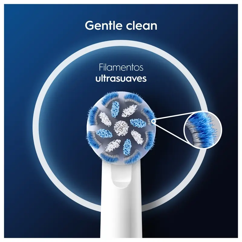 Oral-B Braun Sensitive Clean Refill, Pack Of, 6+2 pcs.