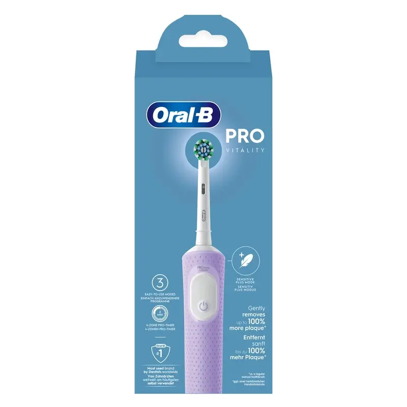 Oral-B Braun Vitality Pro Electric Toothbrush Purple, 1 piece