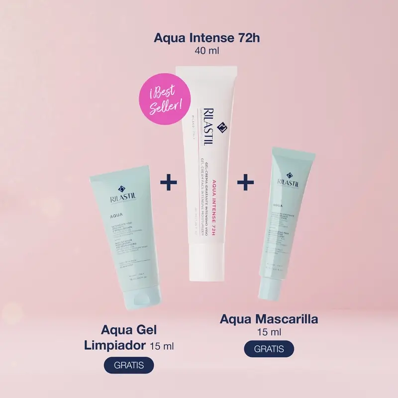 Rilastil Cracker Aqua Intense 40Ml + Aqua Limp 15Ml + Aqua Mask 15Ml