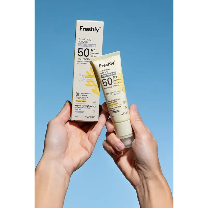 Freshly D+ Natural Suncare Age-Repair Spf50, 50 ml