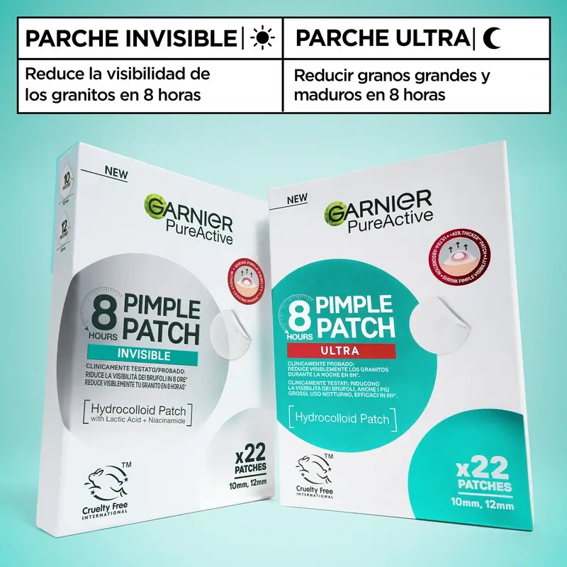 Garnier Anti-Acne Pureactive 8H Pimple Patch Ultra , 22 units