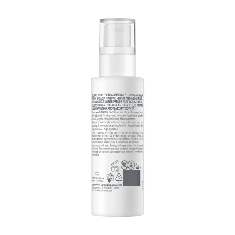 Avène Hyaluron Uv Anti-Ageing Triple Efficacy Fluid Spf50, 40 ml