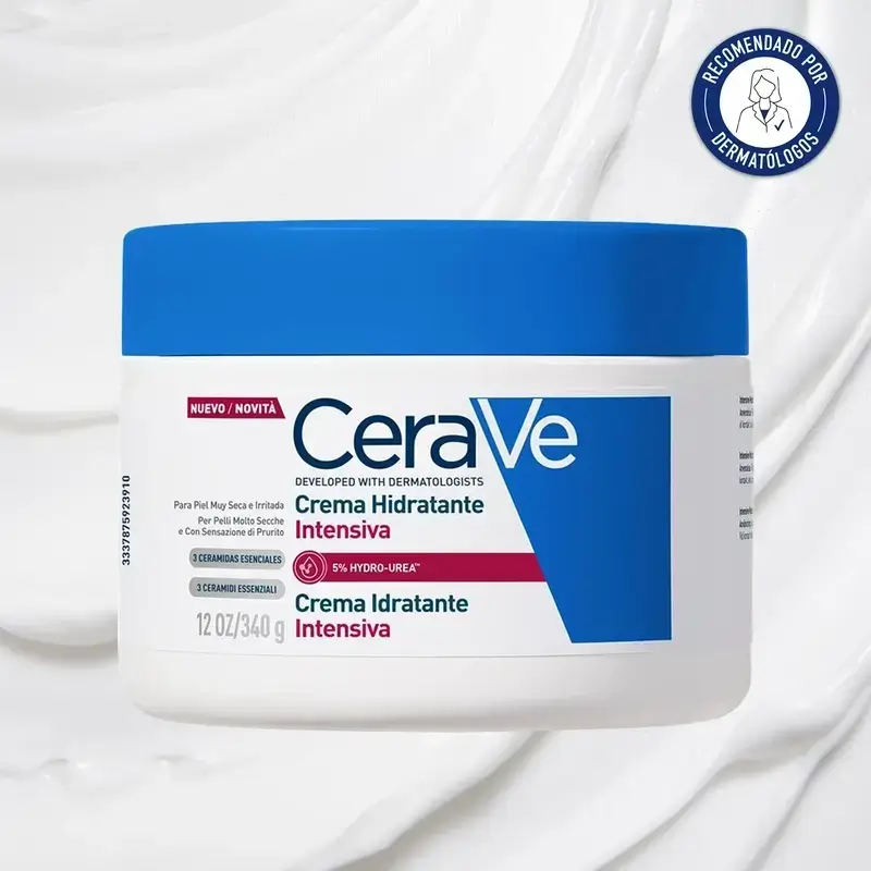 Cerave Intensive Moisturising Cream 5% Hydro-Urea, Pack 2 x 340 g