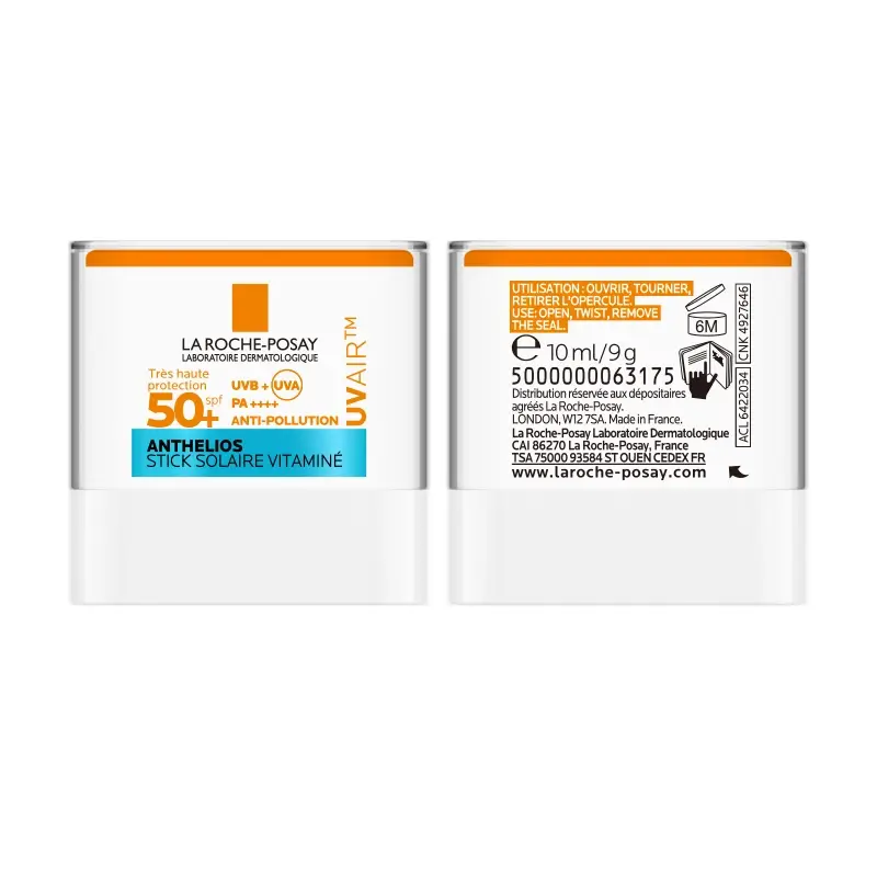 La Roche Posay Anthelios Uvair Vitamin Sun Stick Spf50+ , 10 ml