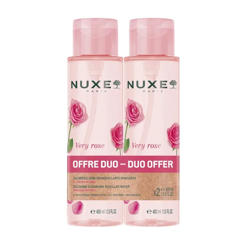 Nuxe Very Rose Duplo Soothing Micellar Water , 2x400ml