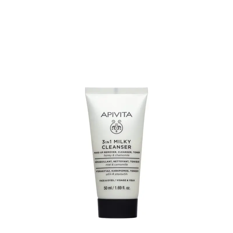 Apivita Cleansing Milk 3 In 1, 50 ml