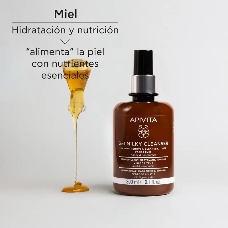 Apivita Cleansing Milk 3 In 1, 300 ml