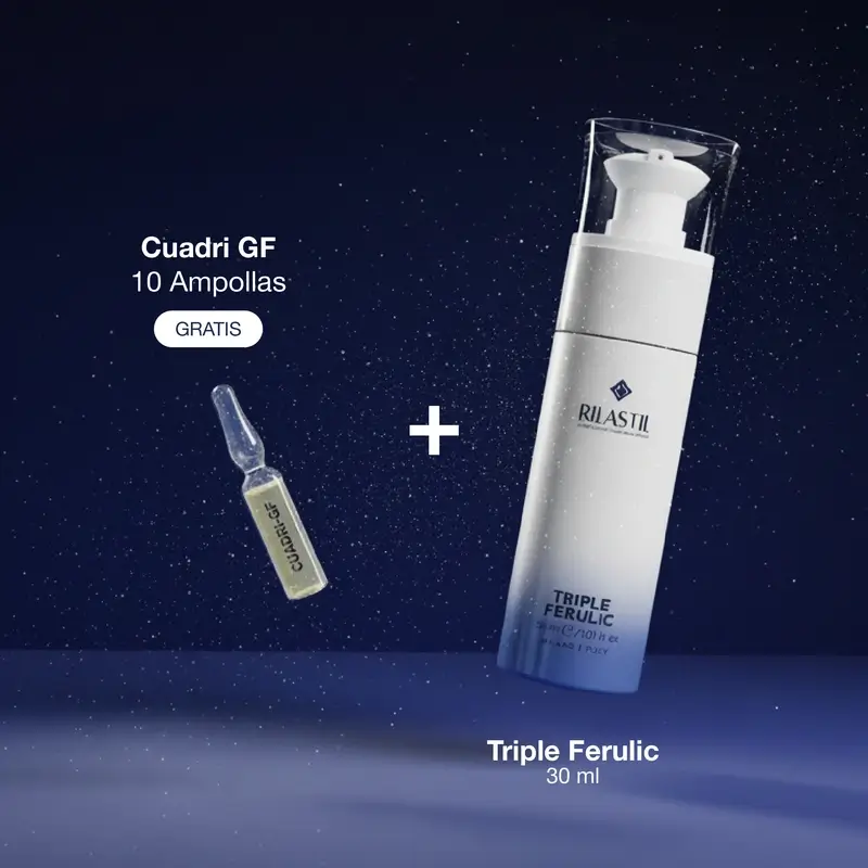 Rilastil Radiance Christmas Pack, 30 ml + 10 ampoules x 1.5 ml