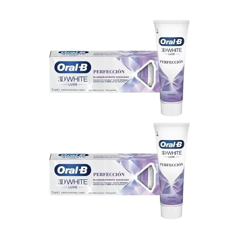 Oral-B 3Dwhite Luxe Perfection Whitening Toothpaste 2X75 Ml