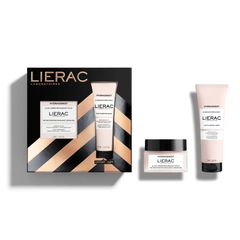 Lierac Christmas Gift Box Hydragenist Cream Gel Hydragenist Rehydrating Mask 75Ml Gift