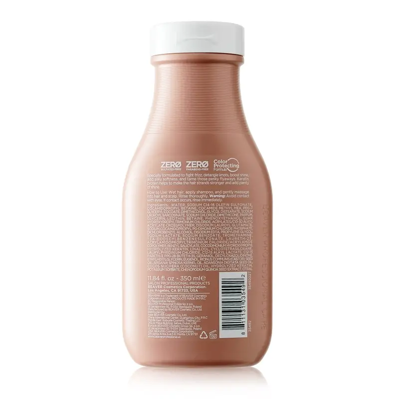 Beaver Brazilian Keratin Smoothing Shampoo , 350 ml