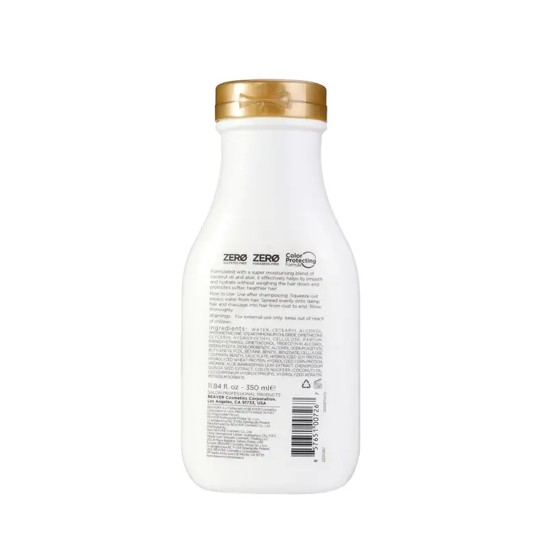 Beaver Coconut Oil & Quinoa Moisturising Conditioner , 350 ml