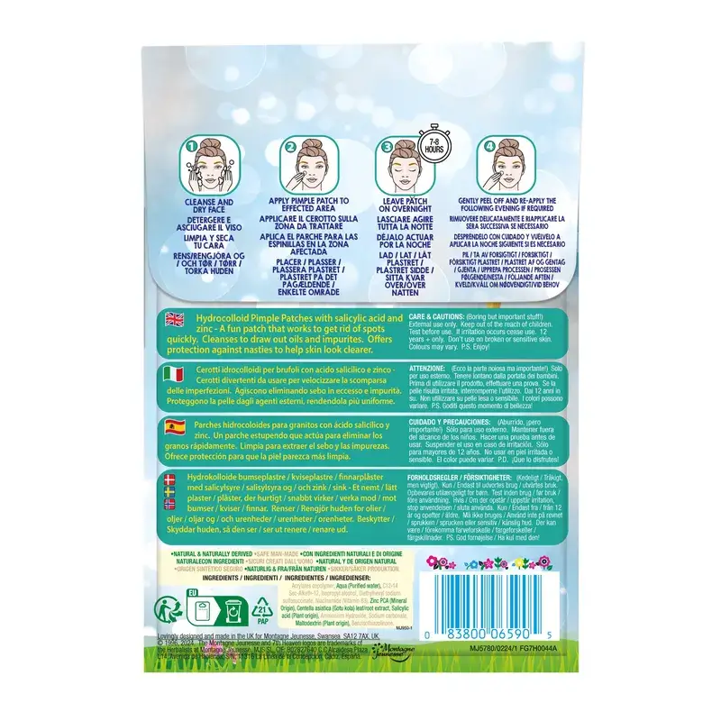 7 Heaven Hydrocolloid Patches, 24 units