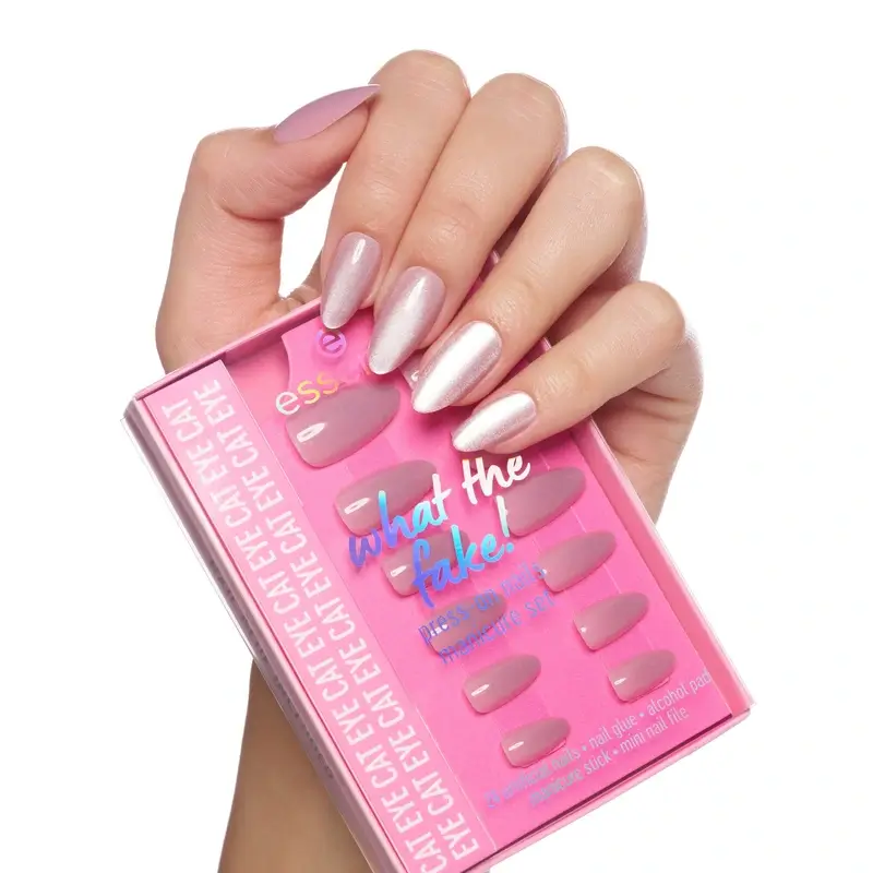 Essence Manicure Set With False Nails What The Fake! Press-On Nails 02 , 28 pieces