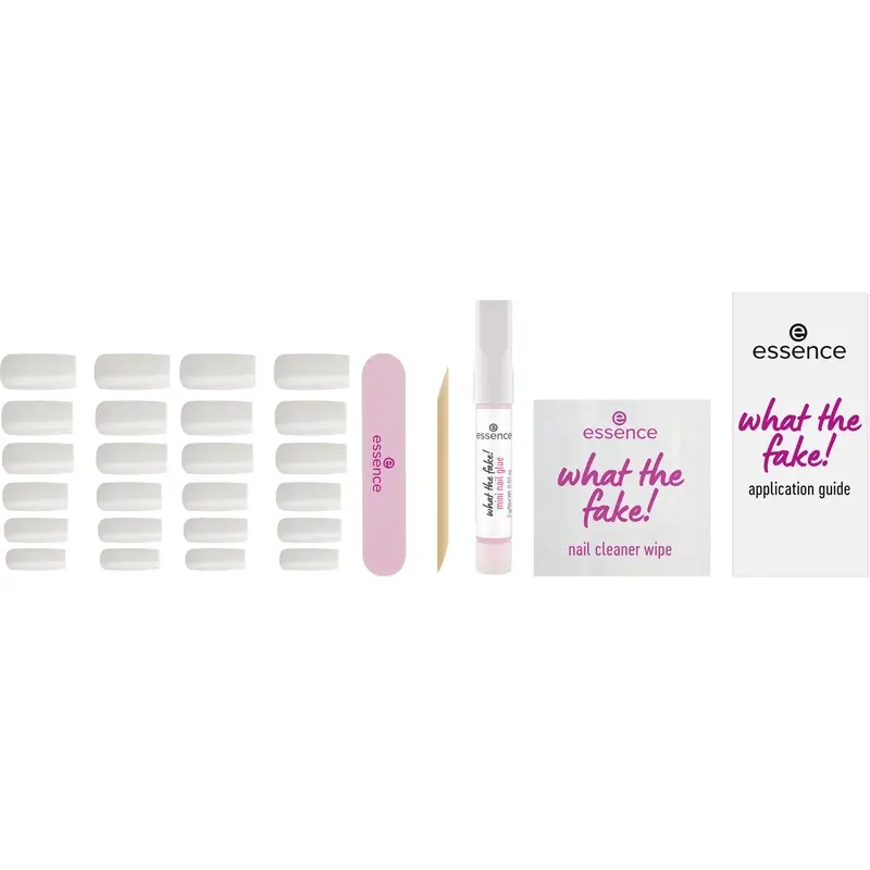 Essence Manicure Set With False Nails What The Fake! Press-On Nails 04 , 28 pieces