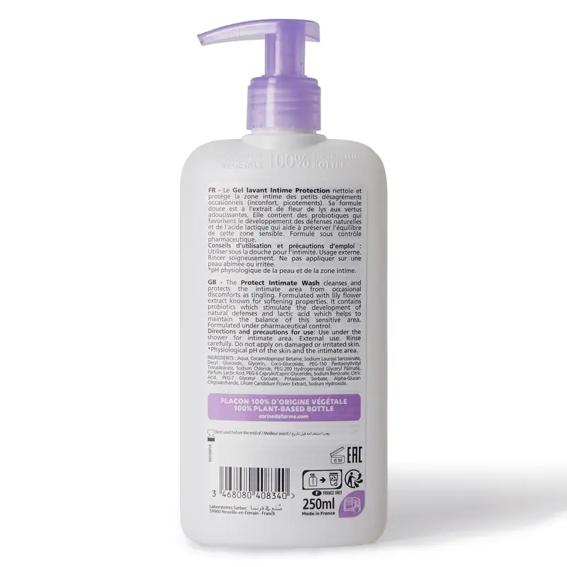 Corine De Farme Intimate Hygiene Protection Gel, 250 ml