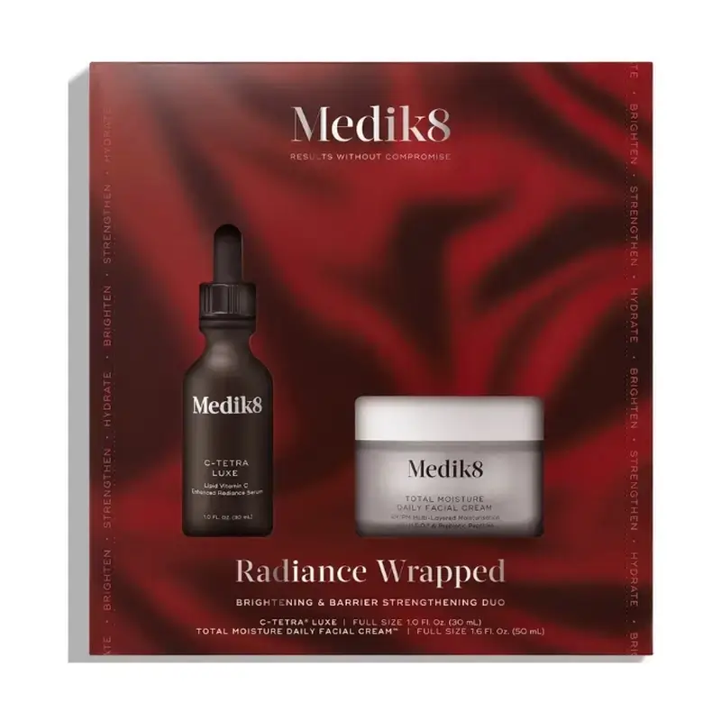 Medik8 Radiance Wrapped C-Tetra 30Ml + Total Moisture Daily Facial Cream 50Ml