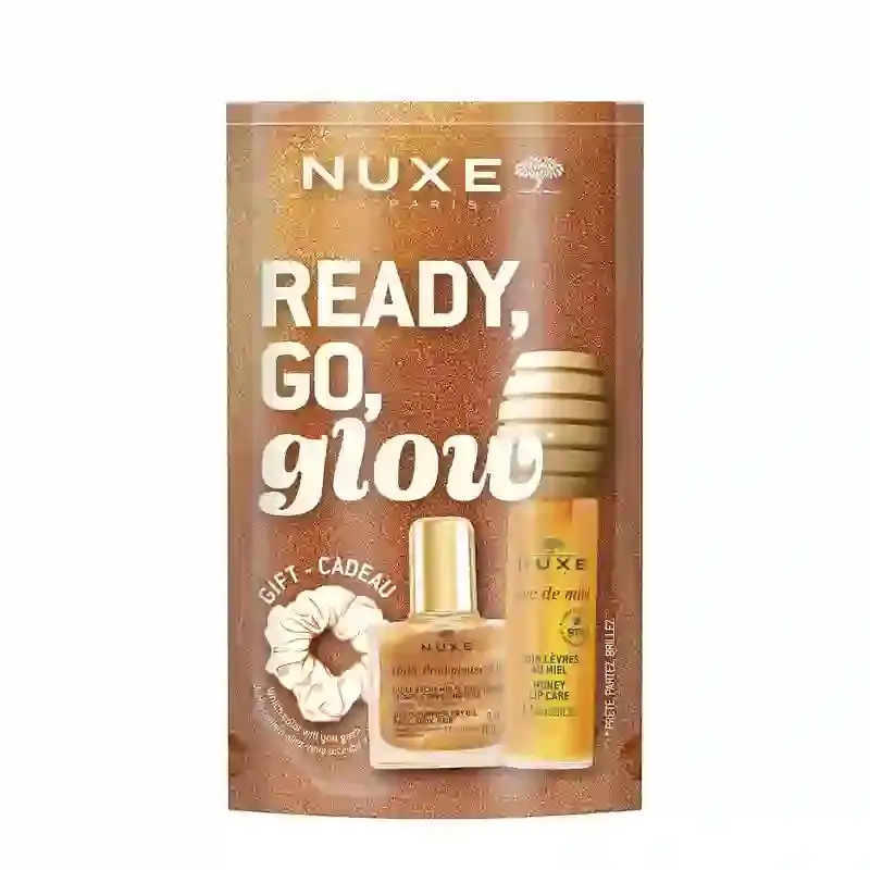 Nuxe Reve De Miel Glow On The Go Honey Set Lipstick + Huile Classic
