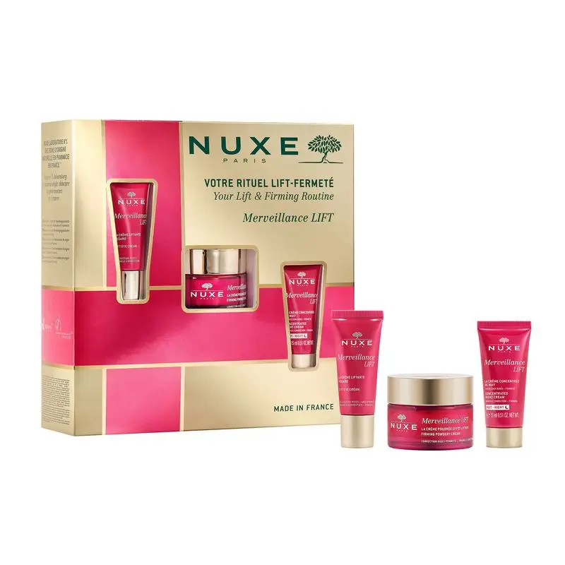 Nuxe Firming Routine: Powder Cream 50Ml + Eye Contour 15Ml + Night Cream 15Ml