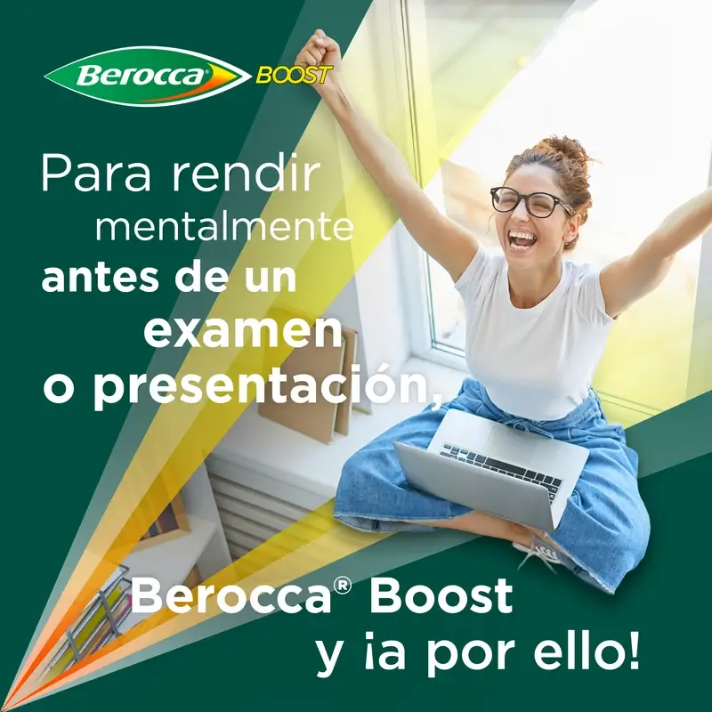 Berocca Boost Magnesium, Vitamins and Minerals with Guarana, 30 Effervescent Tablets