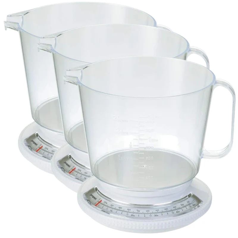 Propert Kitchen Scale with Jug 2.2kg Capacity (Dishwasher Safe) – 3 Pack