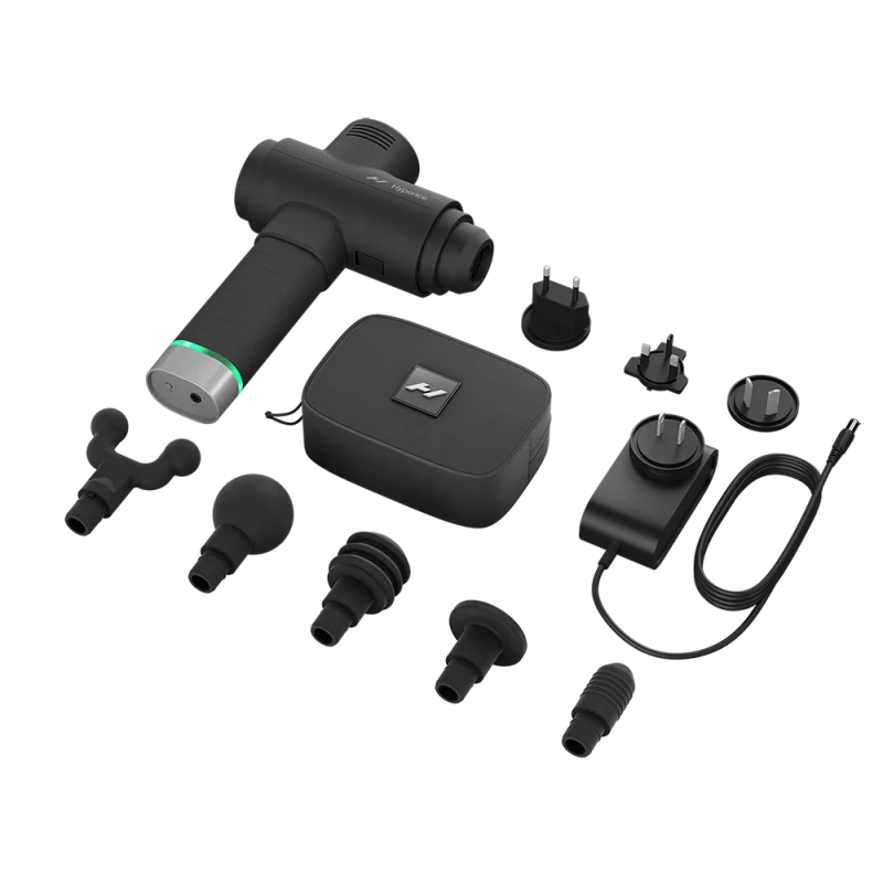 Massagepistole | Hypervolt 2 Pro mit 5 Intensitätsstufen und 5 Massageaufsätzen