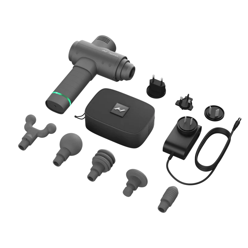 Massagepistole | Hypervolt 2 mit 3 Geschwindigkeitsstufen und 5 Massageköpfen