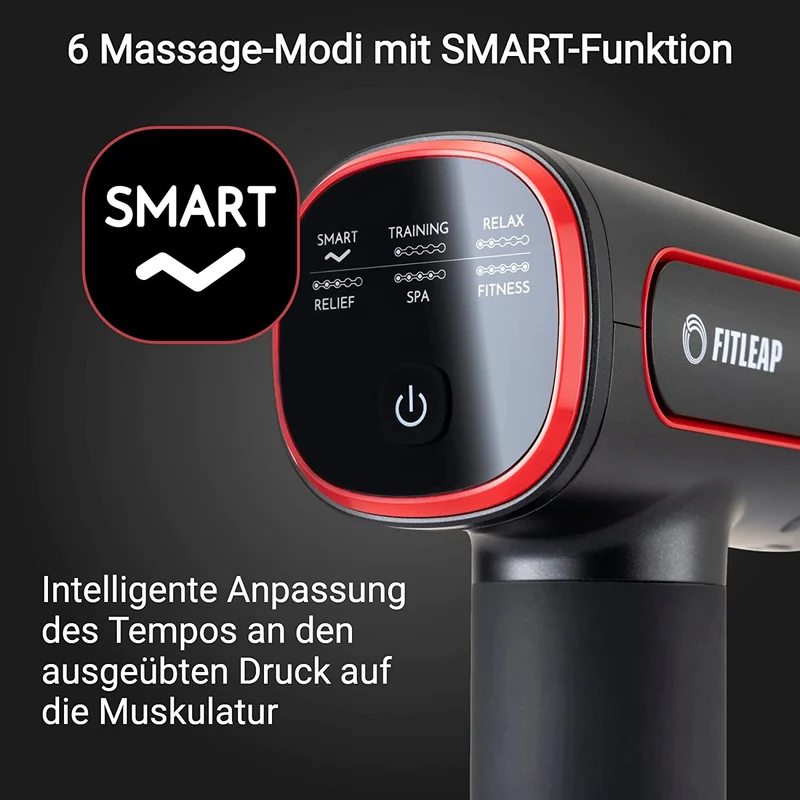 Massagepistole | Tiefengewebemassage mit 6 Aufsätzen & 6 Massagemodi SEO-Beschreibung (ca. 430 Zeichen):