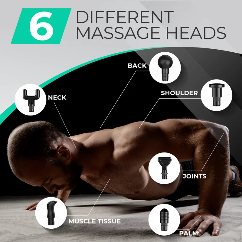 Massagepistole | Massage Gun mit 30 Geschwindigkeitsstufen für Muskelregeneration