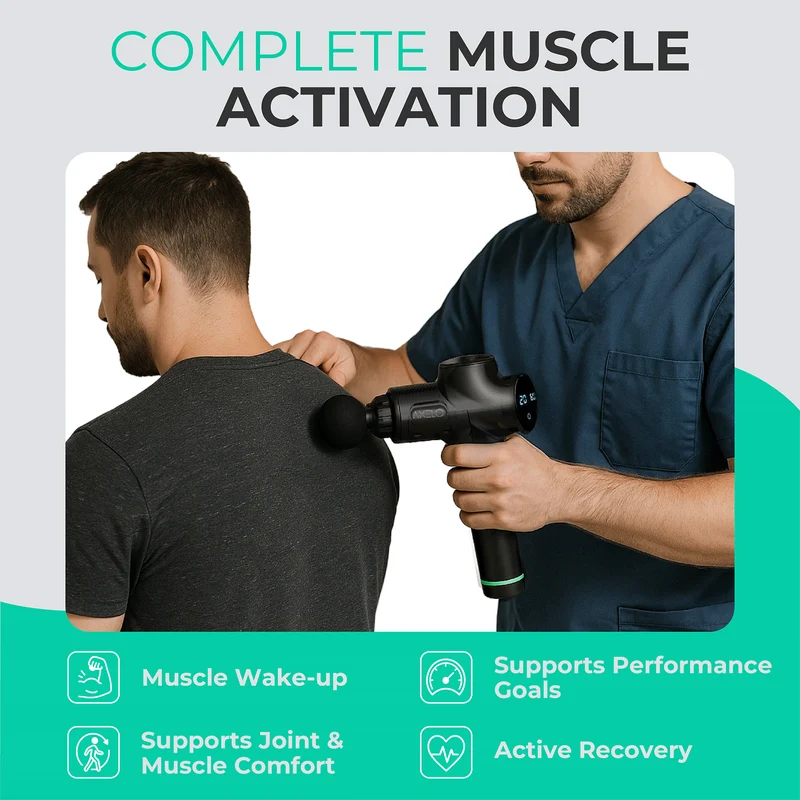 Massagepistole | Massage Gun mit 30 Geschwindigkeitsstufen für Muskelregeneration