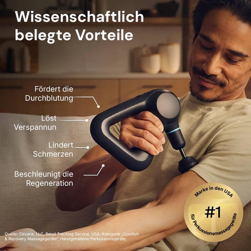 Massagepistole | Muskelmassagegerät für Tiefengewebemassage und Regeneration