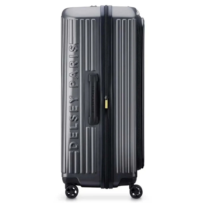 Delsey Securtime Zip 76 cm Top Opening 4-Wheel Expandable Suitcase - Anthracite