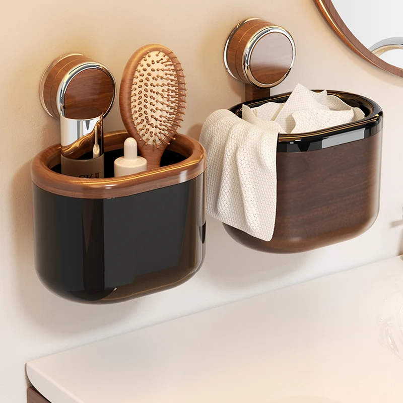 Badezimmer Organizer mit Saugnapf | Werkzeugfreie Wandablage ohne Bohren | Duschregal für Bad & Küche