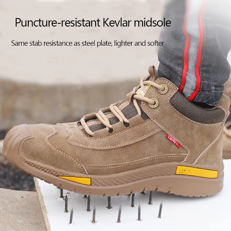 Sicherheitsschuhe mit Stahlkappe & Kevlar | Wasserdicht & leicht | Chandler