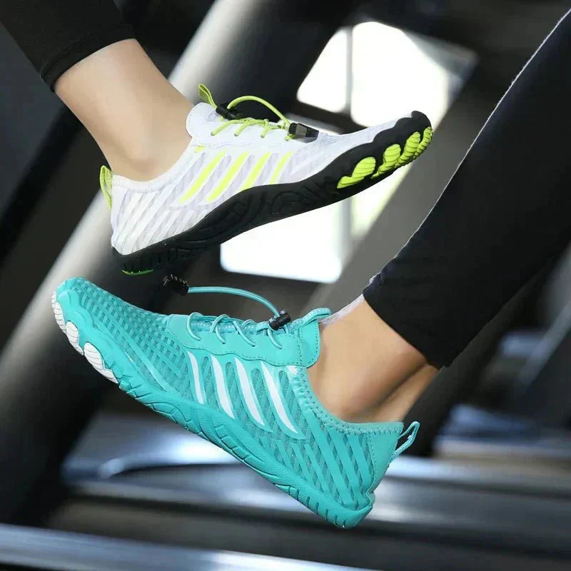 Unisex Sneaker mit Zehenschutz | Leicht, atmungsaktiv & flexibel | Barfußgefühl für Alltag & Freizeit