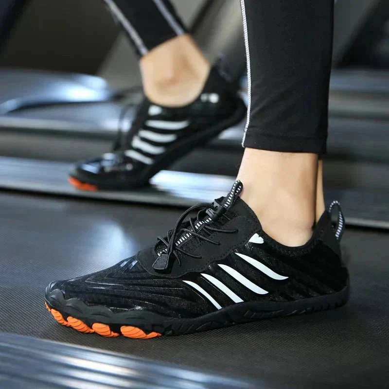Unisex Sneaker mit Zehenschutz | Leicht, atmungsaktiv & flexibel | Barfußgefühl für Alltag & Freizeit