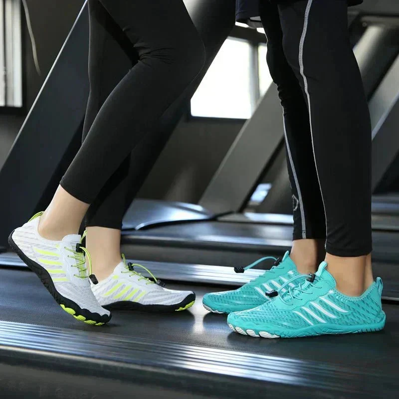 Unisex Sneaker mit Zehenschutz | Leicht, atmungsaktiv & flexibel | Barfußgefühl für Alltag & Freizeit