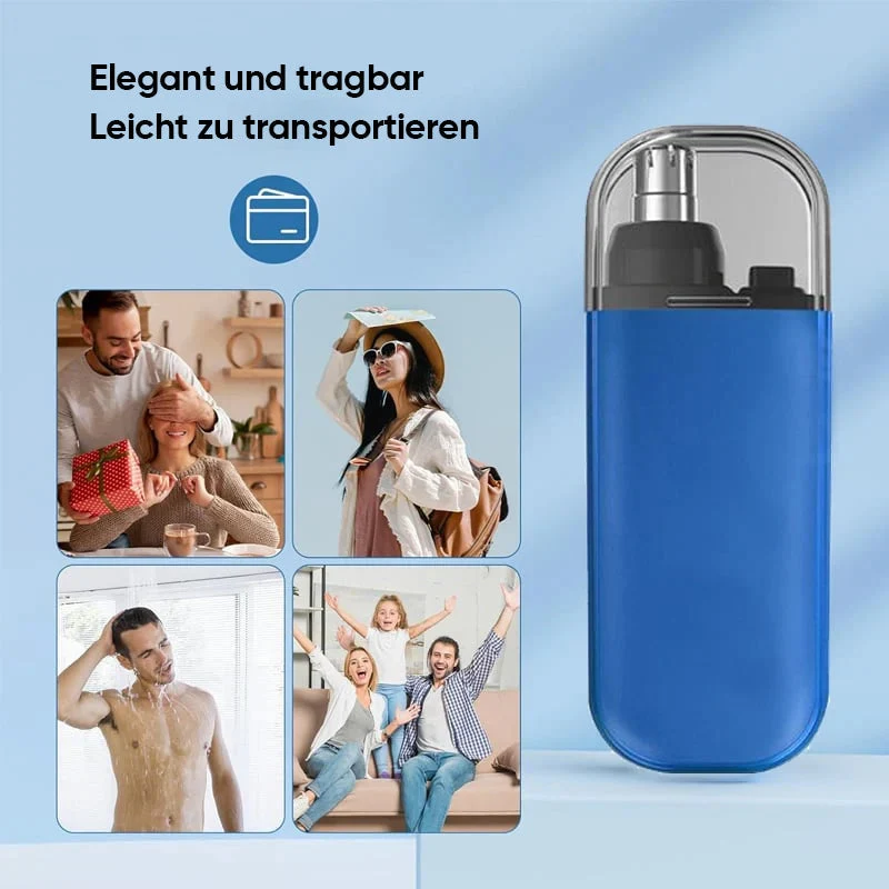 5-in-1 Präzisionstrimmer für Nase, Ohren, Augenbrauen & Gesicht | 7000 U/min, wasserdicht | USB-C, kompakt & hygienisch