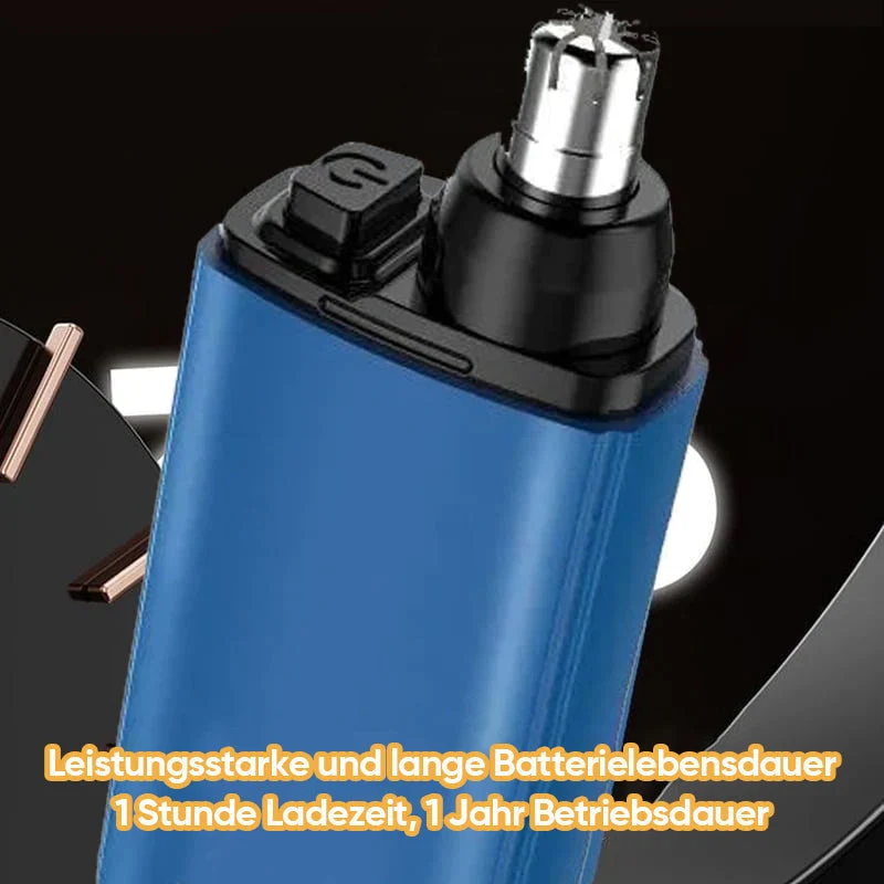 5-in-1 Präzisionstrimmer für Nase, Ohren, Augenbrauen & Gesicht | 7000 U/min, wasserdicht | USB-C, kompakt & hygienisch