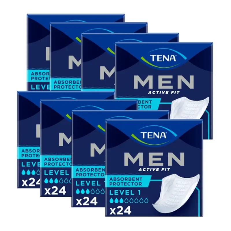 Tena Men Level 1, Pack 8 x 24 Units