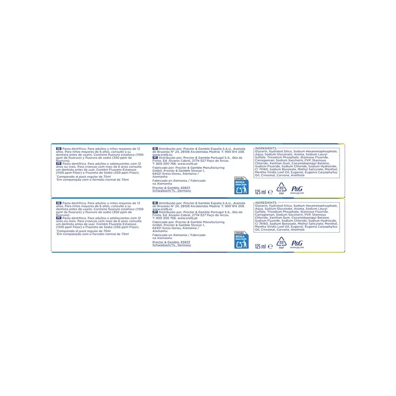 Oral-B Pro-Expert Professional Protection Duplo, 2x125ml