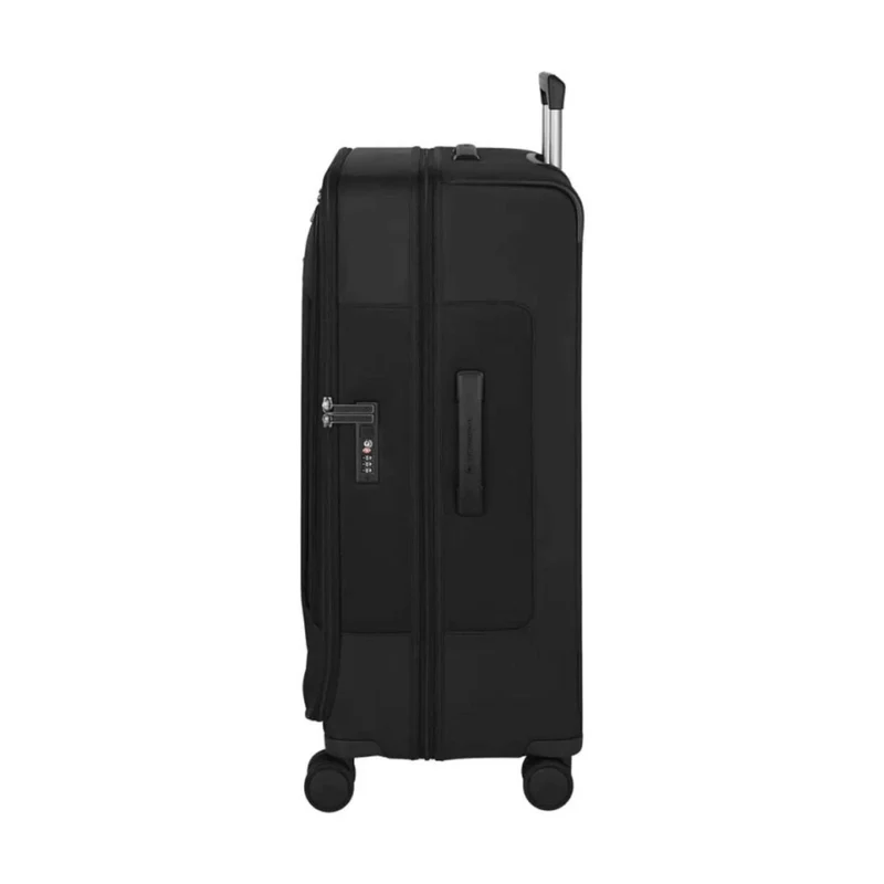 Victorinox 7.0 Werks Traveller Expandable Softside Suitcase Luggage L Black Large